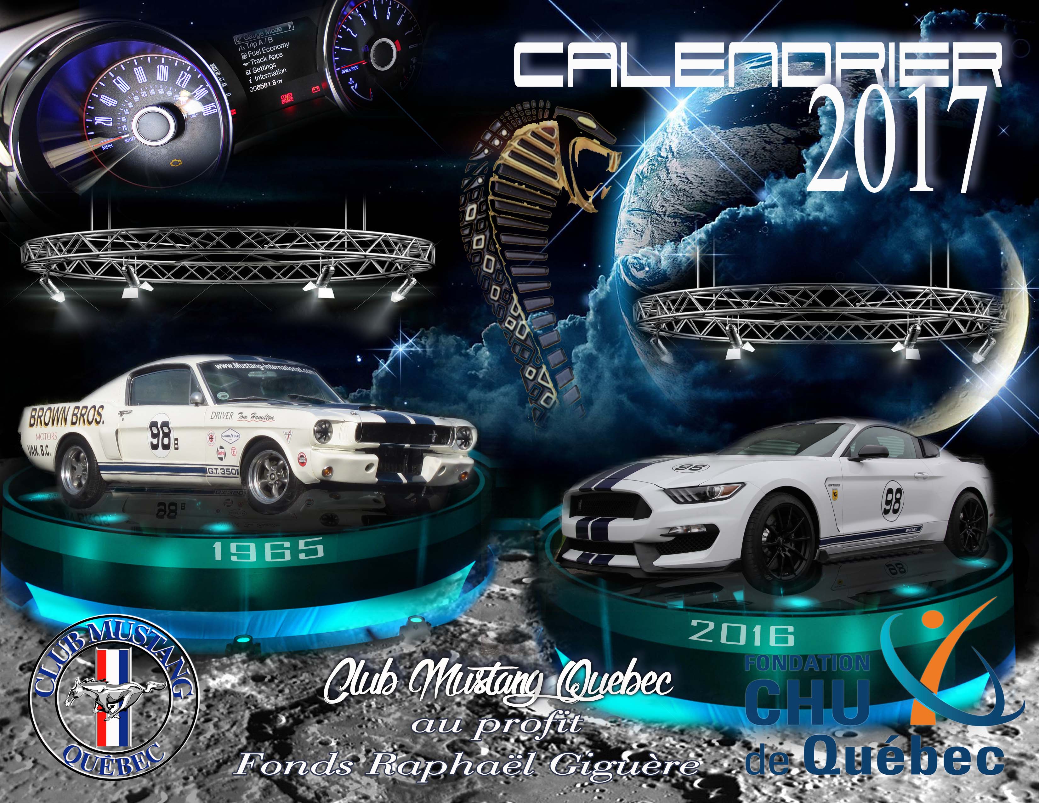 calendrier mustang 2017 2